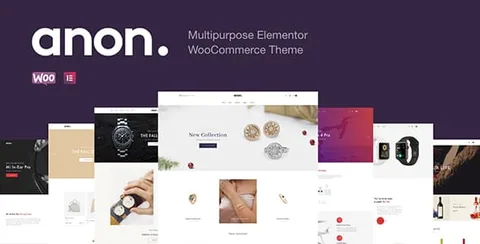 Anon – Multipurpose Elementor WooCommerce Themes product artwork